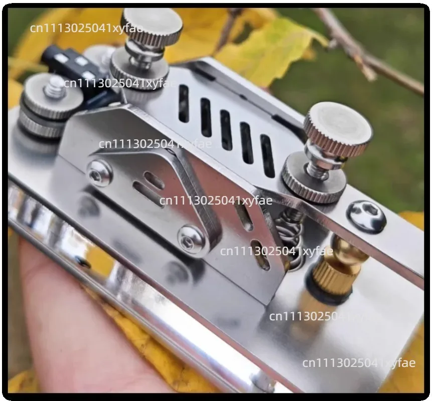 Stainless Steel Aluminum Alloy Manual CW Motion Trigger Hardware HF Shortwave Communication Operation Fitting