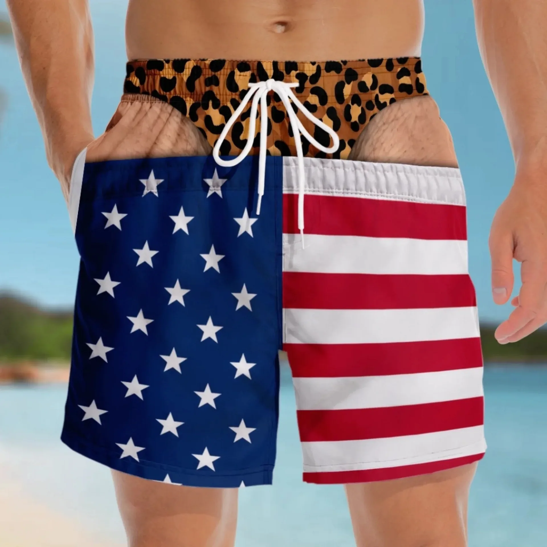 Fun Beach Party Swim Trunks Fo - đánh giá và giá 3D Printing Viral