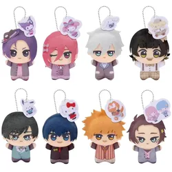 13Cm Anime Cartoon Blue Lock Isagi Yoichi Nagi Seishiro Mikage Reo Rin Itoshi Plush Toy Pendant Keychain Cute Doll Pendant Gift