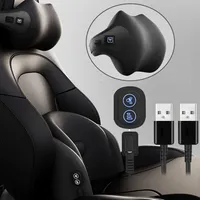 Car Massage Neck Support Pillow Seat Back Headrest Pillow Support Simulation Human Massage Travel Home Pillow