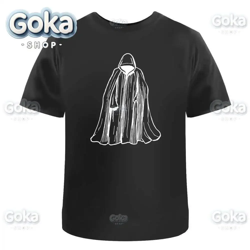 Cloaked Figure Graphic T Shirts Mens Clothing New in Tops & Tees Cotton Women Printed T-shirt Y2K Clothes Cute Funny Tshirt