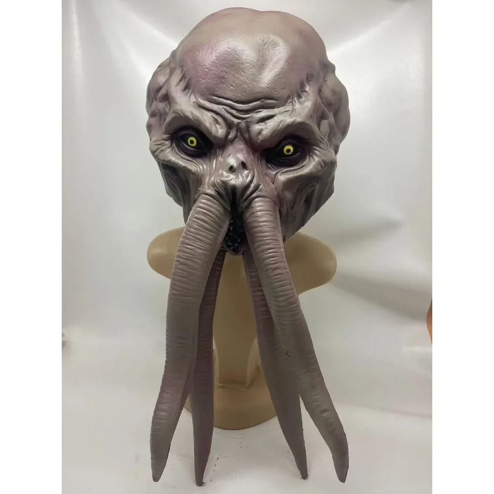 Cosplay Baldur's Gate 3 Illithid Mask Halloween Mindflayer Octopus Monster Props Cosplay Costume