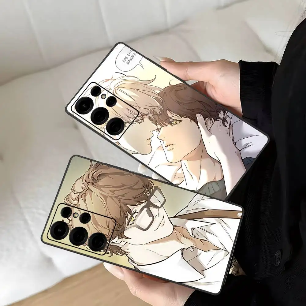 Funda de teléfono Nerd Project Bl Anime para Samsung S 20 21 22 23 Lite Plus Funda Ultra transparente para móvil