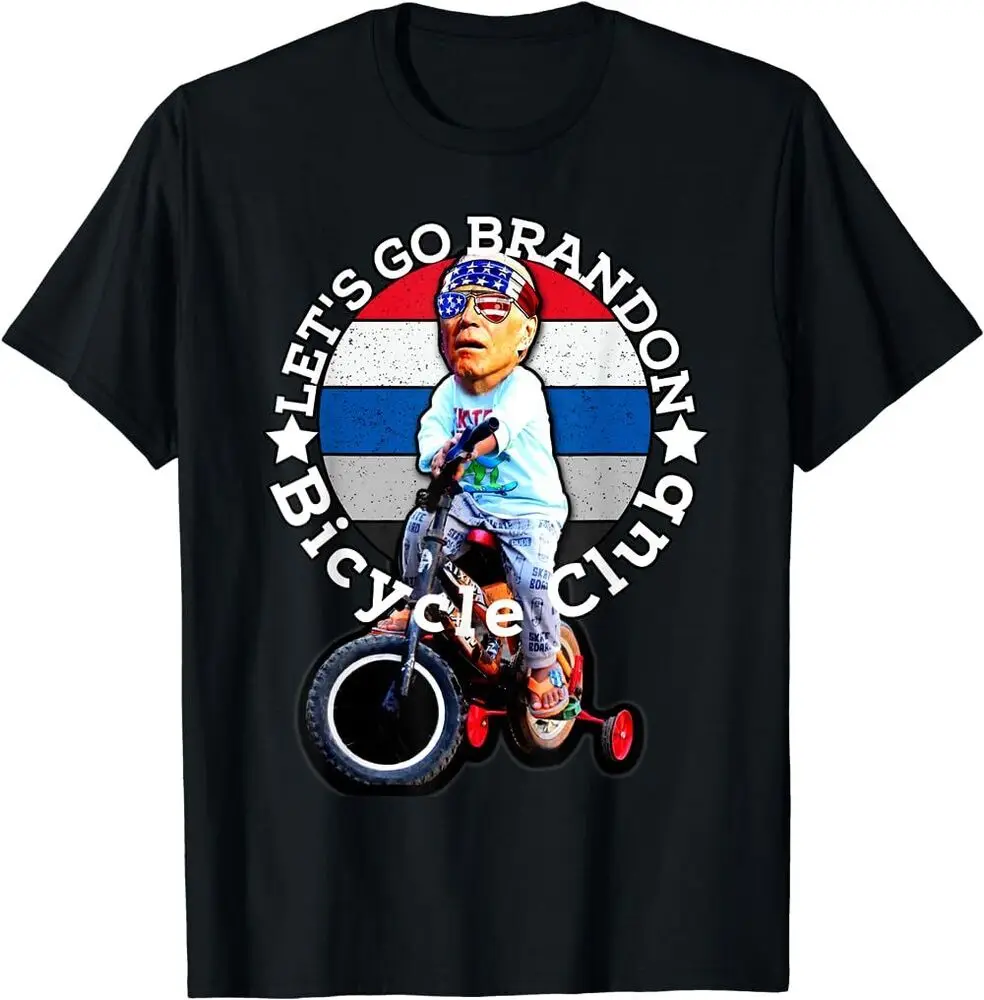 Biden Bicycle Crash Bike Wreck RIDIN With Biden Pro Trump T-Shirt  For Men Clothing Women Tees High Quality