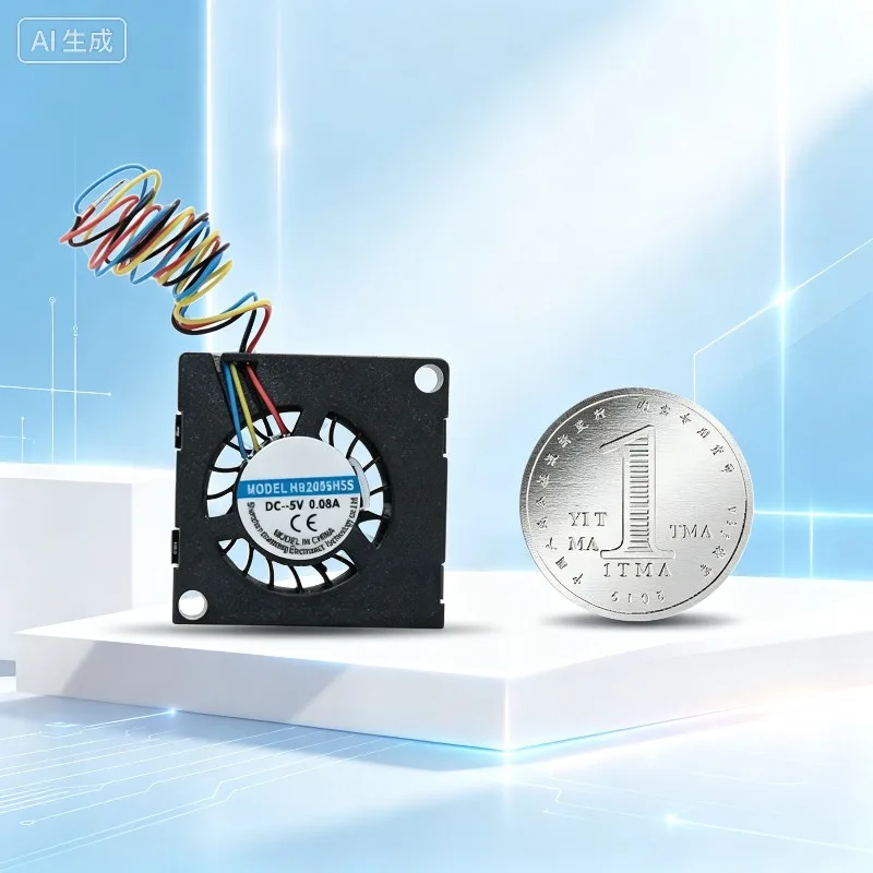 2005 Ultra‑thin Micro Blower Cooling Fan 5V 3.3V 2CM USB High Air Volume Silent Fan For Mini Equipment