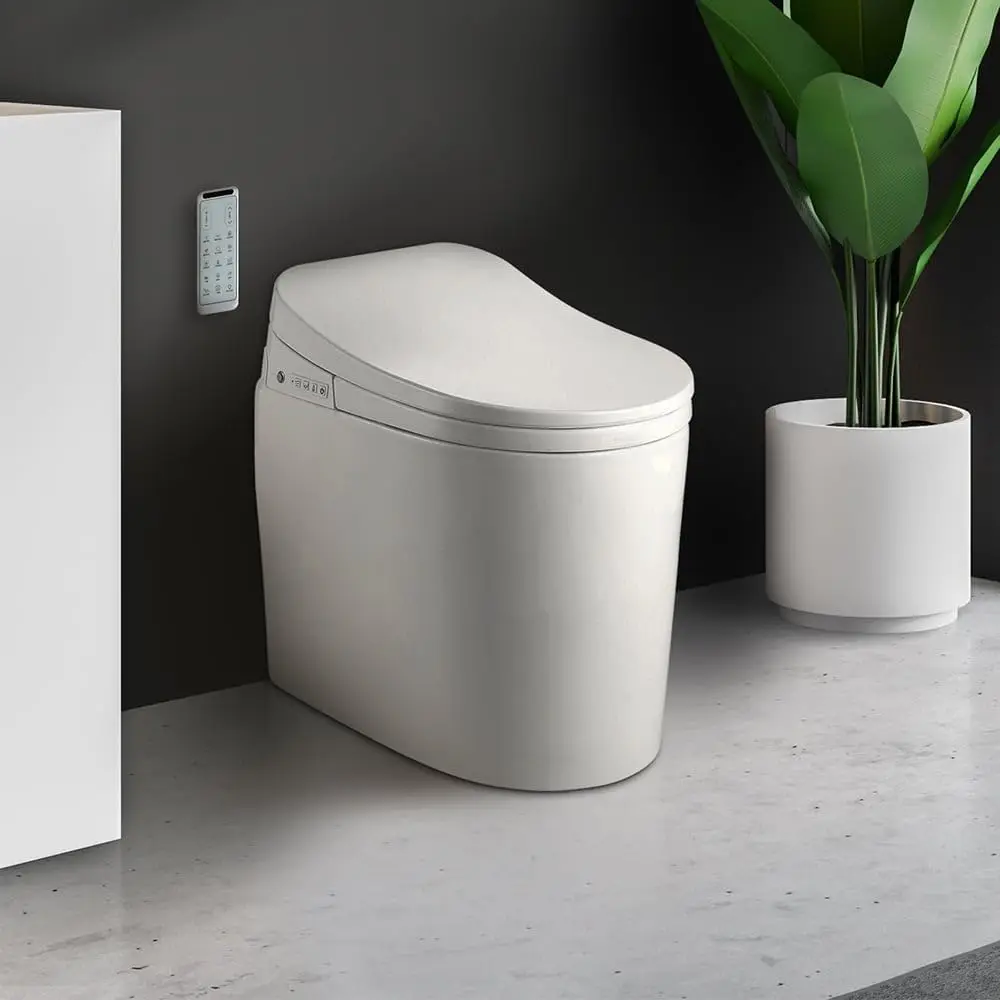 

Smart Toilet One-Piece Elongated Small Size Bidet Smart Toilet Floor Mounted Automatic Self-Clean Toilet, Customized
