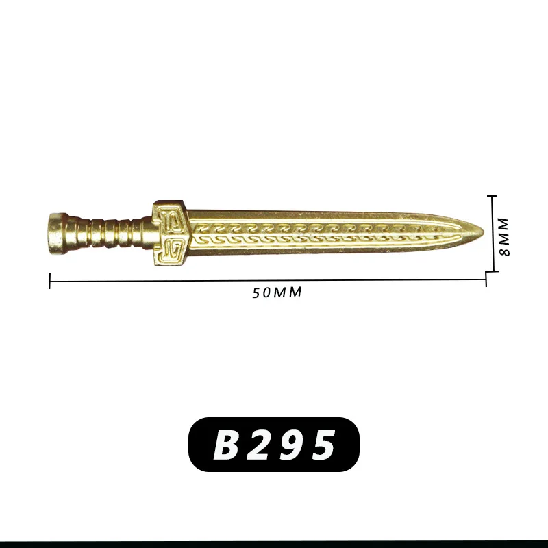 Medieval European Military Sword Kit Packs MOC Building Blocks Weapons Parts Model Bricks Toys Compatible With LEGO