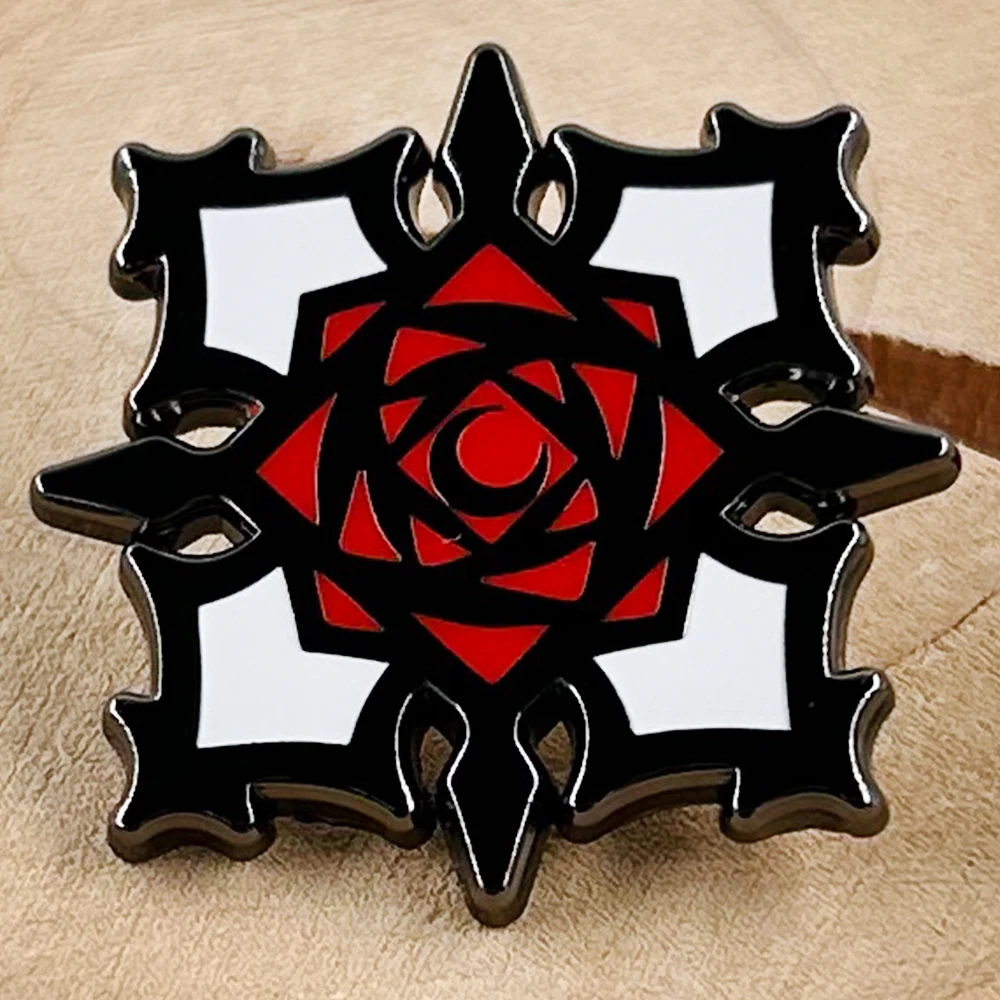 Insignia con Logo de caballero vampiro, animación romántica de fantasía, periférico, joyería romántica oscura, novedad, decorativa divertida
