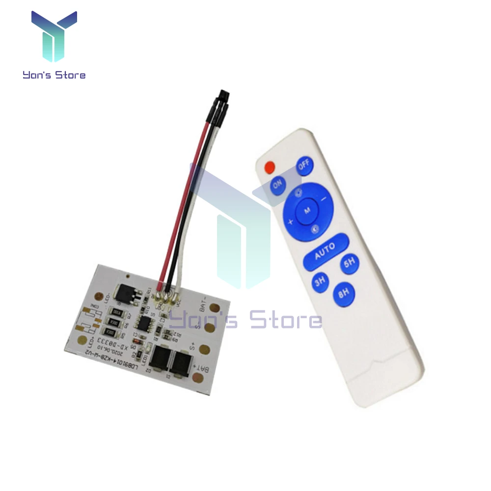 3.2V 3.7V Remote Control Solar Ceiling Light Control Panel Solar Flood Light Integrated Street Light 30W Circuit Board Driver