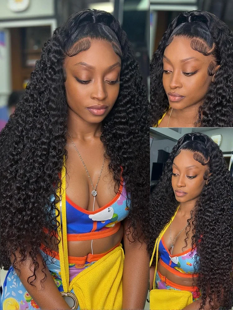 موجة عميقة الباروكات 13x4 HD الدانتيل الشفاف الجبهة خصلات الشعر المستعار الإنسان 13x6 الدانتيل الباروكة الأمامية شعر الإنسان كوري 5x5 HD الدانتيل إغلاق الباروكات #4