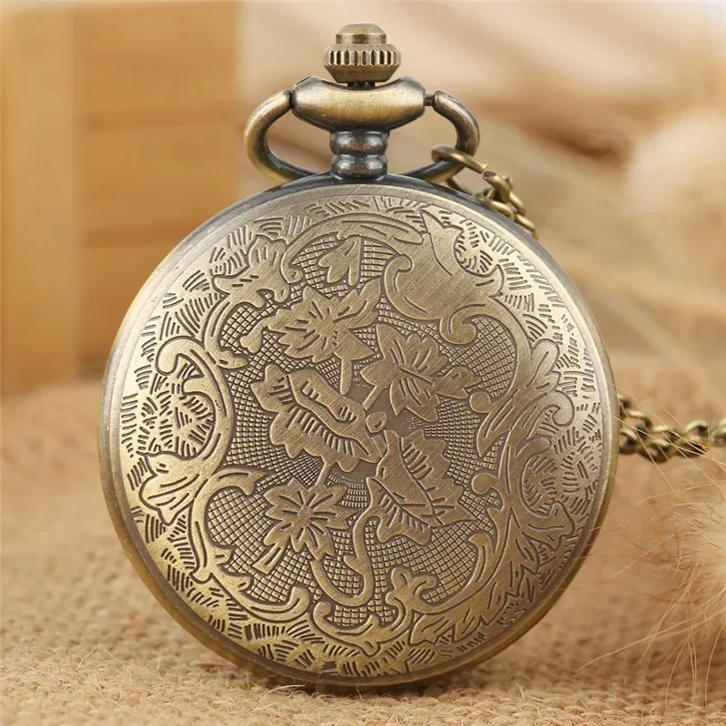 Antique U.s. Texas National Finals Rodeo Quartz Pocket Watch for Men Women Full Hunter Timepiece with Sweater Chain Souvenir