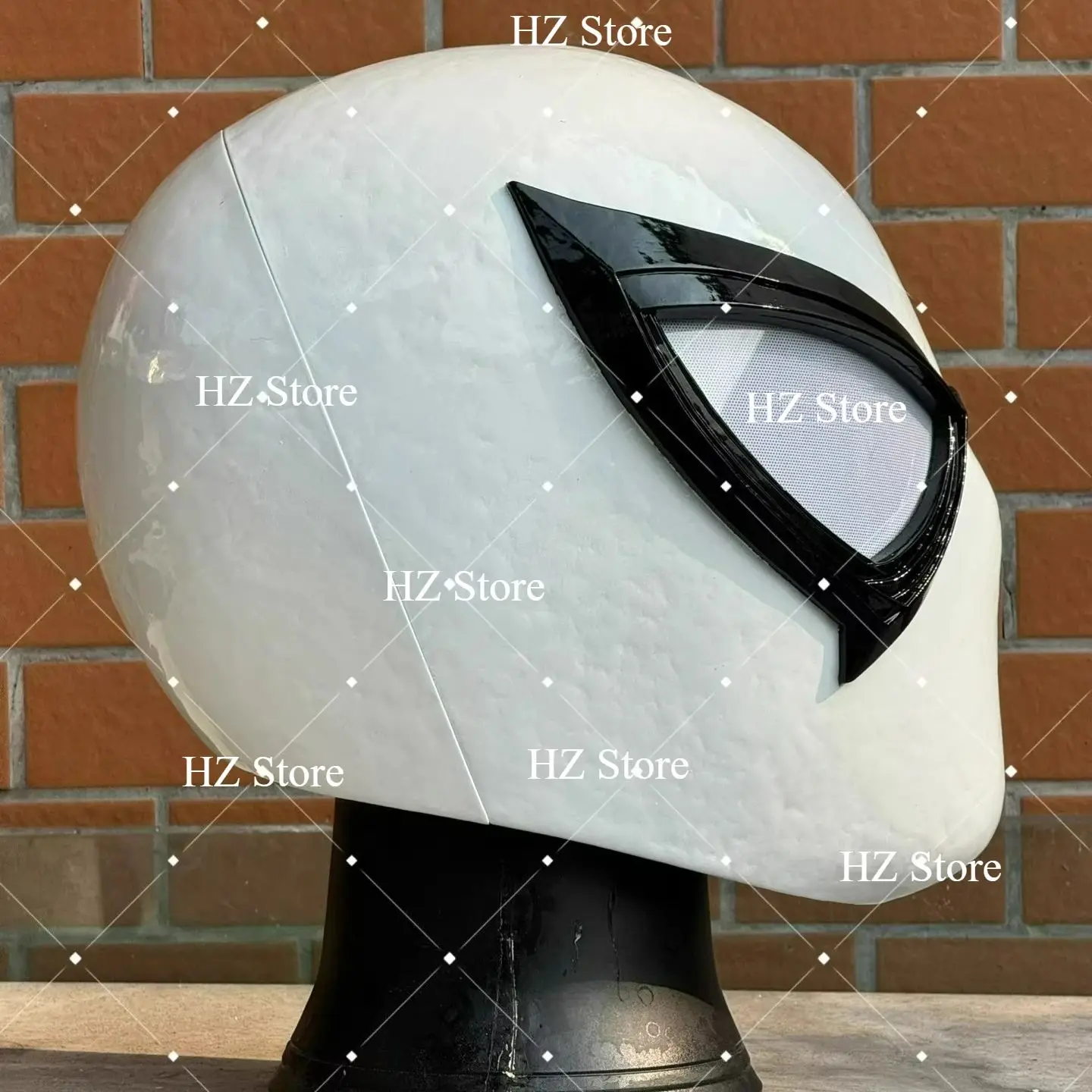 

Fiberglass Resin (Non 3D Printing) Anti-venom Helmet Customized Cosplay Battle Suit Spider Man Helmet for halloween party