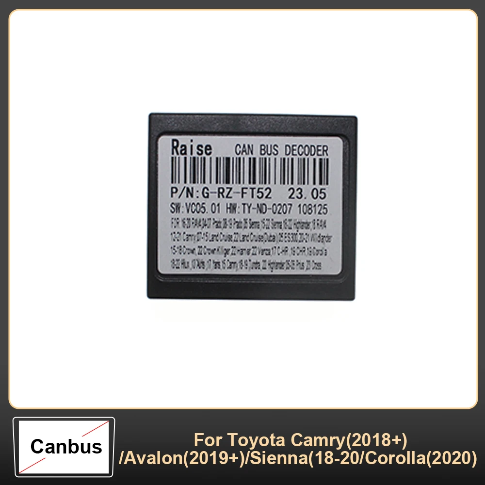 

16-контактный автомобильный аудиокабель-адаптер для Android-кабеля с Canbus для Toyota Camry 2018+)/Avalon (2019+)/Sienna (18-20/Corolla (2020)