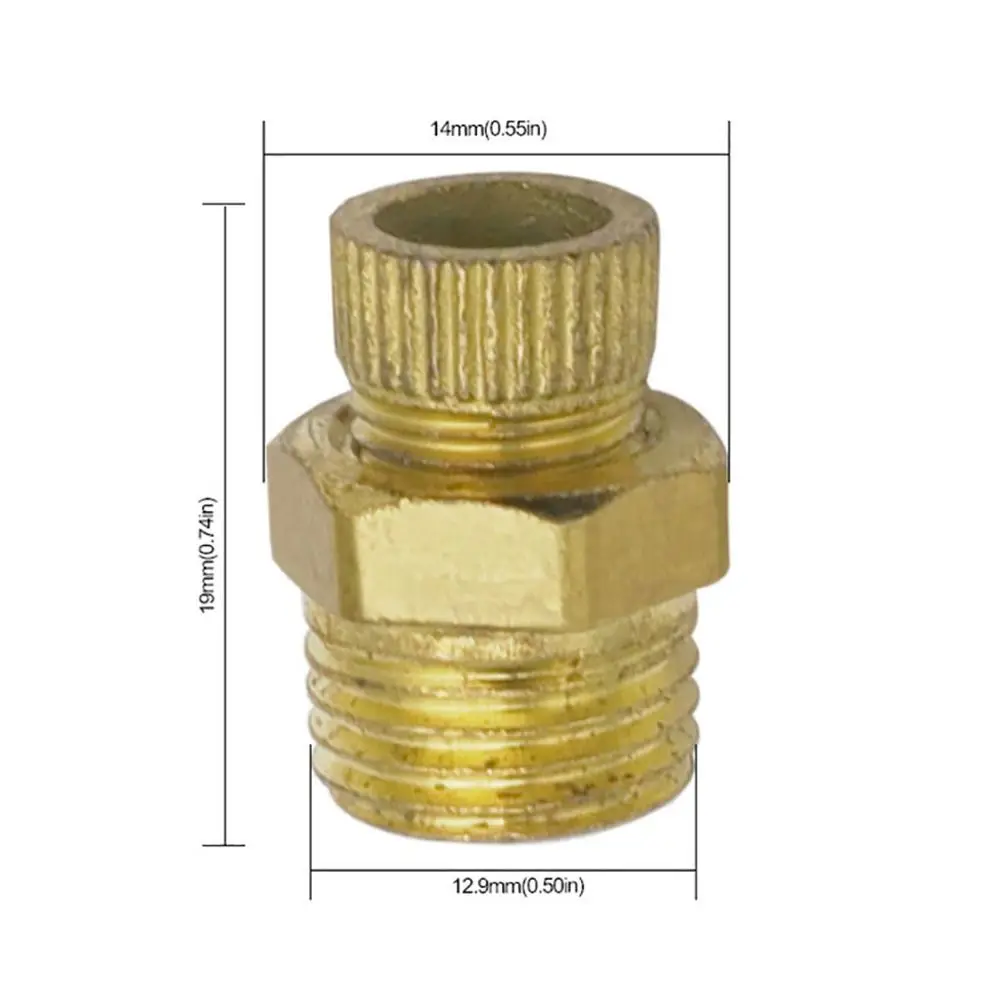 1Pcs New Replacement Screw Drain Screw Brass Silent Valve Screw Small Air Compressor Accessory Air Pump Tools