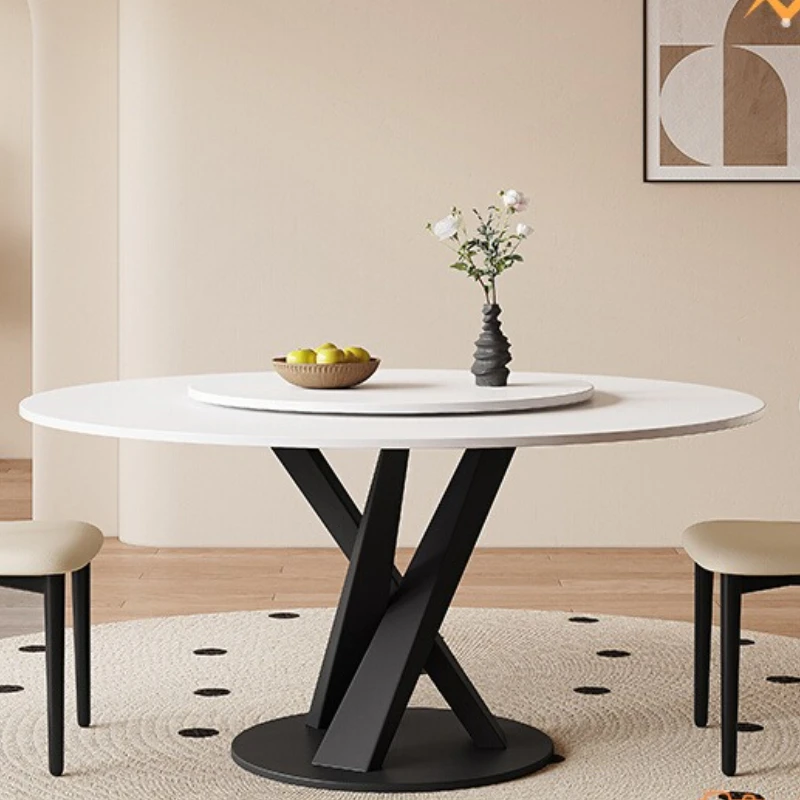 

Modern Marble High-end Dining Table Light Luxury European Wear-resistant Table Slijtvast En Duurzaam Dining Room Furniture