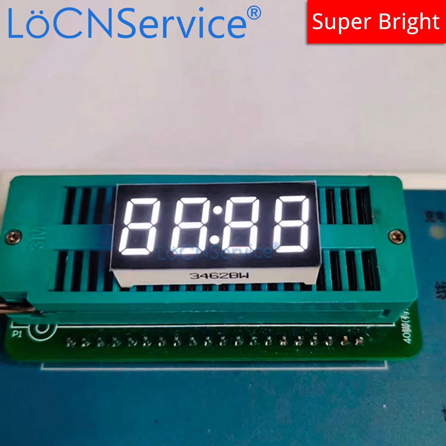 LoCNService 30PCS 0.36Inch clock Digital Tube LED Display 4 Bit Red White Common Anode / Cathode 7 Segment 0.36 inch 