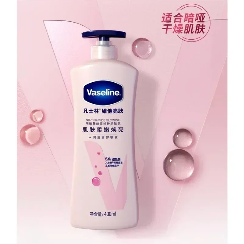 Original Vaseline Niacinamide Body Lotion Whitening Repairing Relieves Dry Brighten Skin Tone Nourishing Skincare Beauty