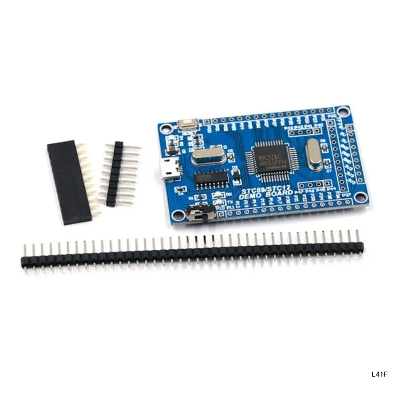 51 Single Chip Microcomputer Minimum System Board STC89C52RC IC TFT 1.44 Color LCD Screen Plug-Play