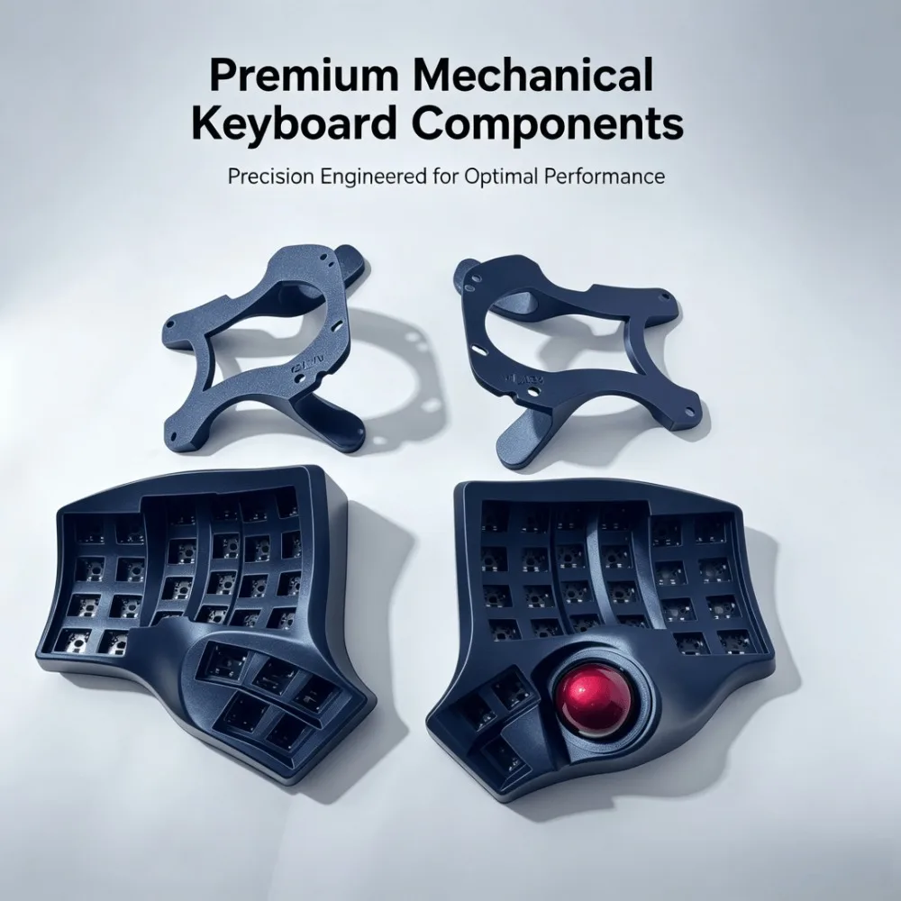 Charybdis 4X6 MK2 Split Keyboard Kit with Palm Pad Custom Hotswap Wireless Wired Bluetooth Trackball Split Gaming Keyboards Set