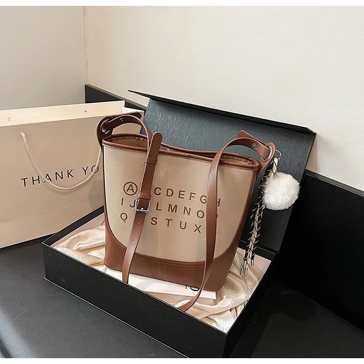 

Armpit Retro Fashion Bucket Bag Female 2024 Autumn New Fashion Shoulder Bag Niche High-grade Casual Female Bag