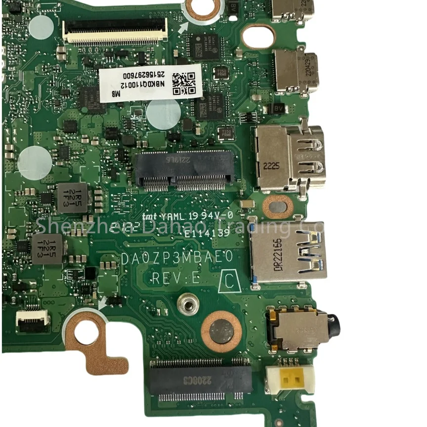 NBK0Q11001 NBK0N11005 For Acer Spin 3 SP314-55N ZP3 Laptop Motherboard DA0ZP3MBAE0 With i5-1235U i7-1255U CPU 16GB-RAM