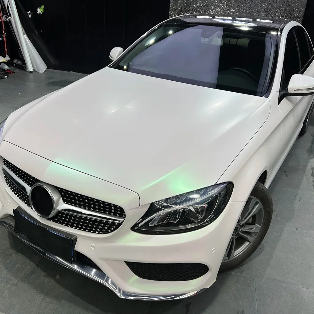 

Автомобильная наклейка, матовая Аврора, белая авто упаковочная пленка, изменяющая цвет, виниловая пленка, ПВХ, ПЭТ, без пузырьков, автомобильные аксессуары, автонаклейки
