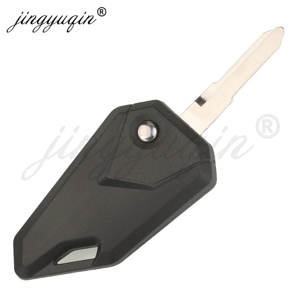Klappbarer Motorradschlüssel für Honda, Kawasaki, Yamaha, Suzuki, Pulsar, Hero – ungeschnittene Klinge, automatisch ausklappbar – Detail 3