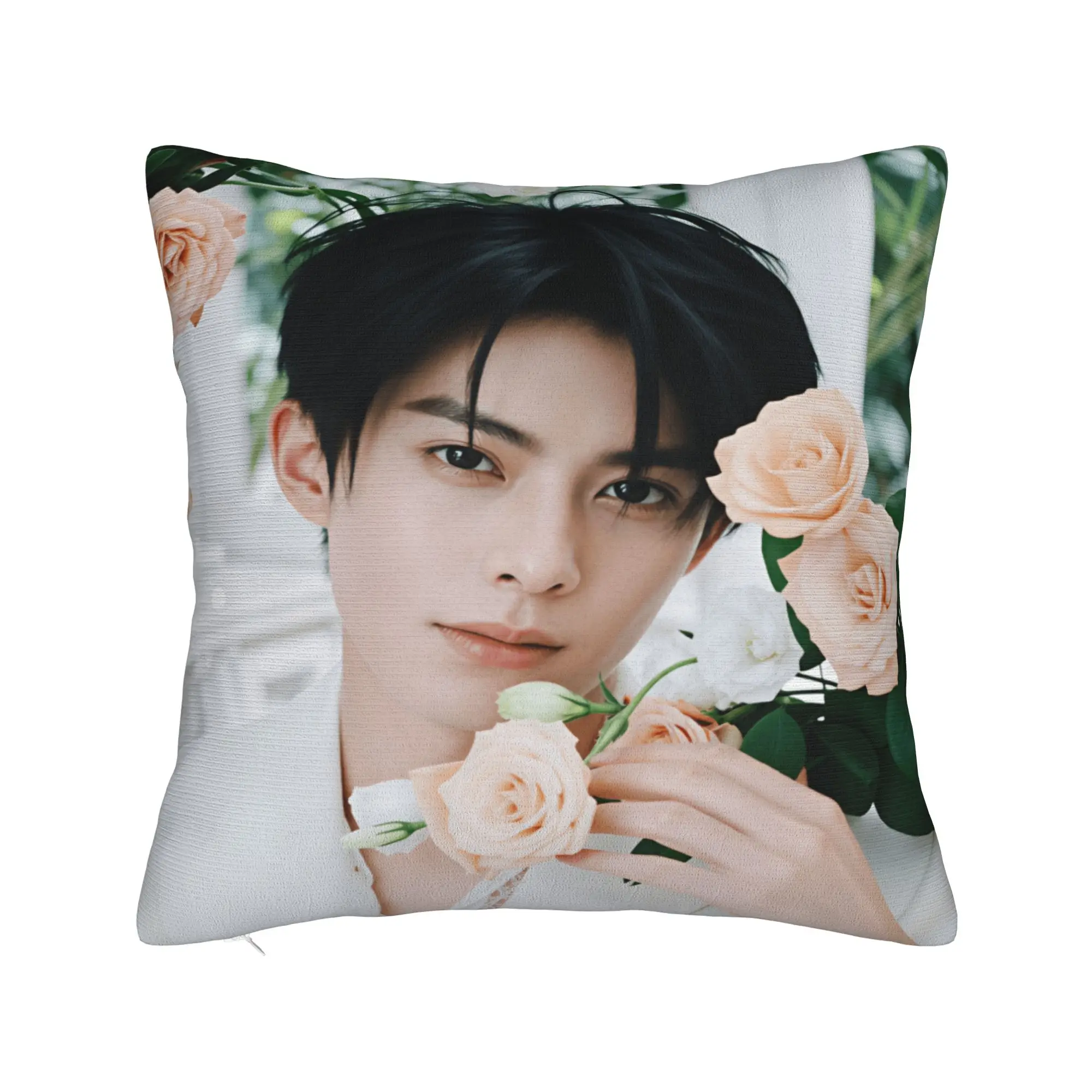 Pillow Case Wang Hedi Dylan Wang Actor Comfy  Pillow Cover For Living Room Bed Chair Vintage Pillowcases