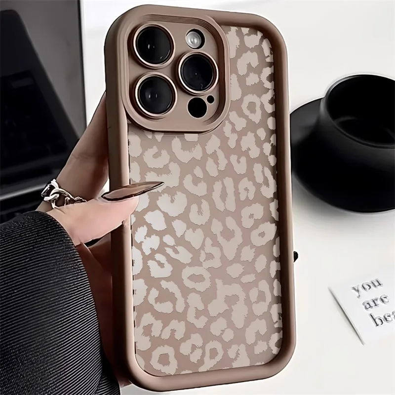 Leopard Print Graphic Silicone Phone Case For Infinix Smart 8 7 6 5 Pop 7 Pro Tecno Spark 20 10 Pro 10C 9 8C Spark Go 2024 2022