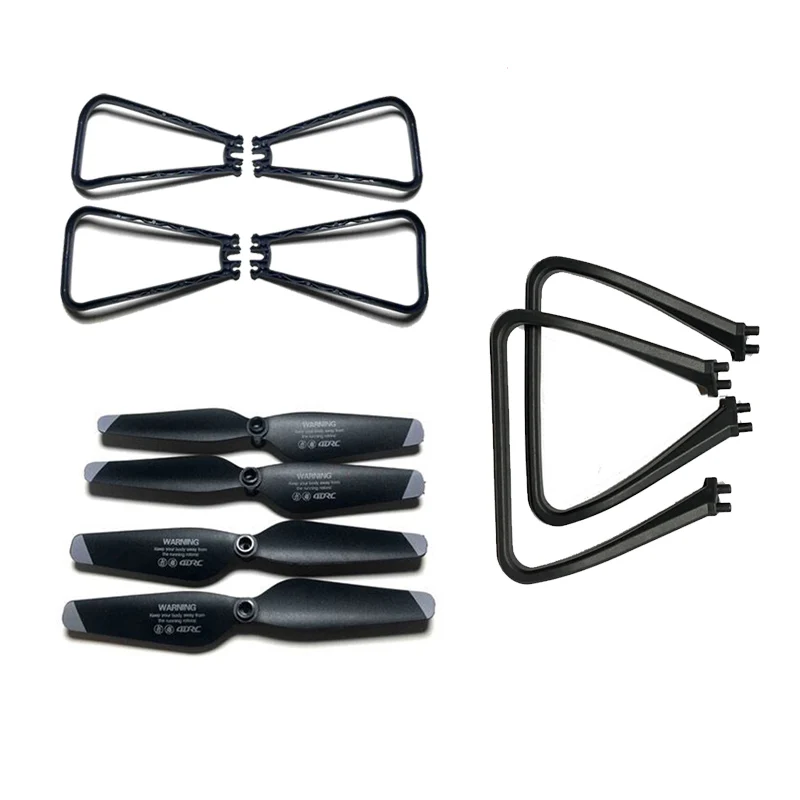 

4D-V14 Propeller Props Protective Frame Landing Skid Spare Part Kit for 4DRC V14 Drone Quadcopter Replacement Accessory