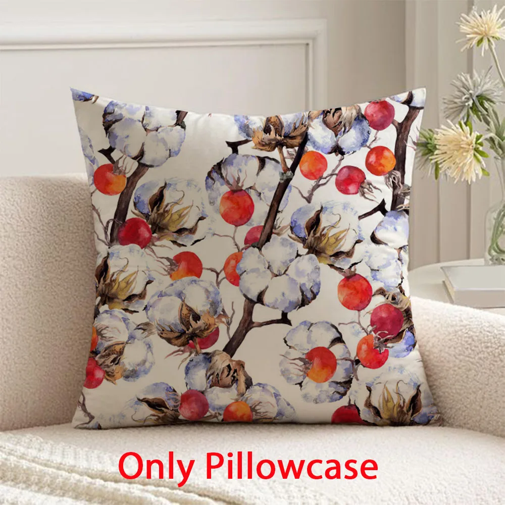 

Merry Christmas Pillow cover winter decorative 45x45 cushions cover for new year pillow case for Xmas Pillowcase