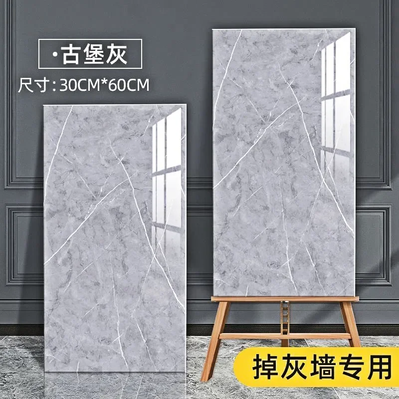 

3D Kitchen Waterproof Bathroom Stickers Peel and Stick Marble Wallpaper Faux Marble Wall Sticker Decorative Tiles