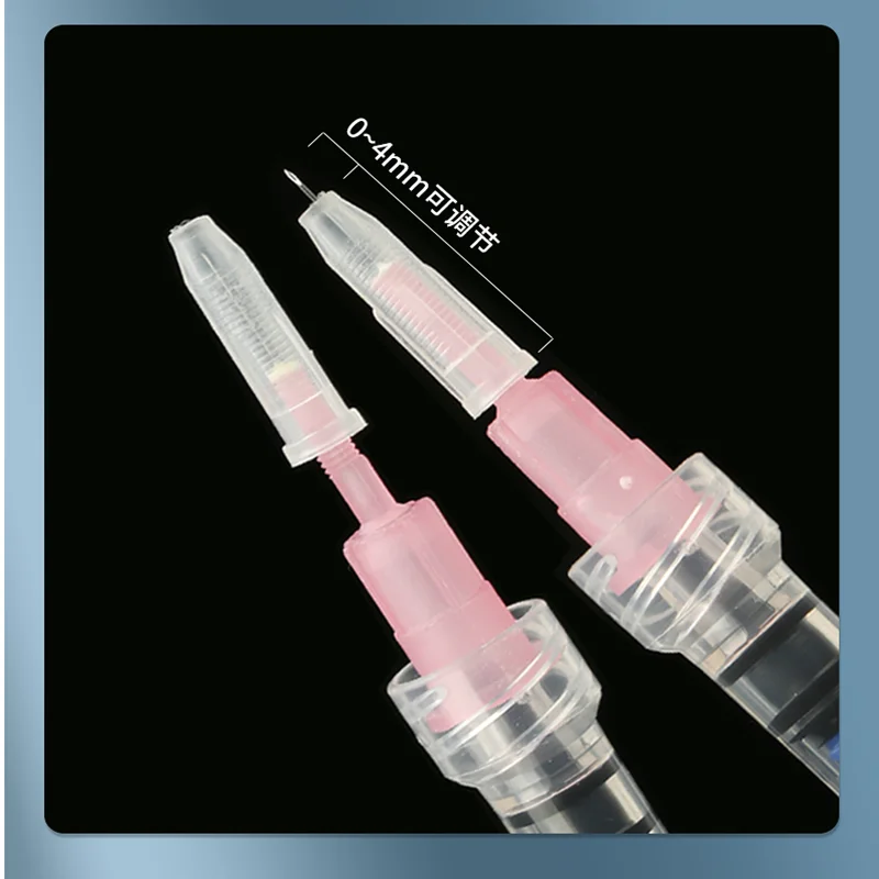 31G 4mm Disposable Painless Medical Micro-plastic Injection Cosmetic Sterile Meso Needle For Skin Prick