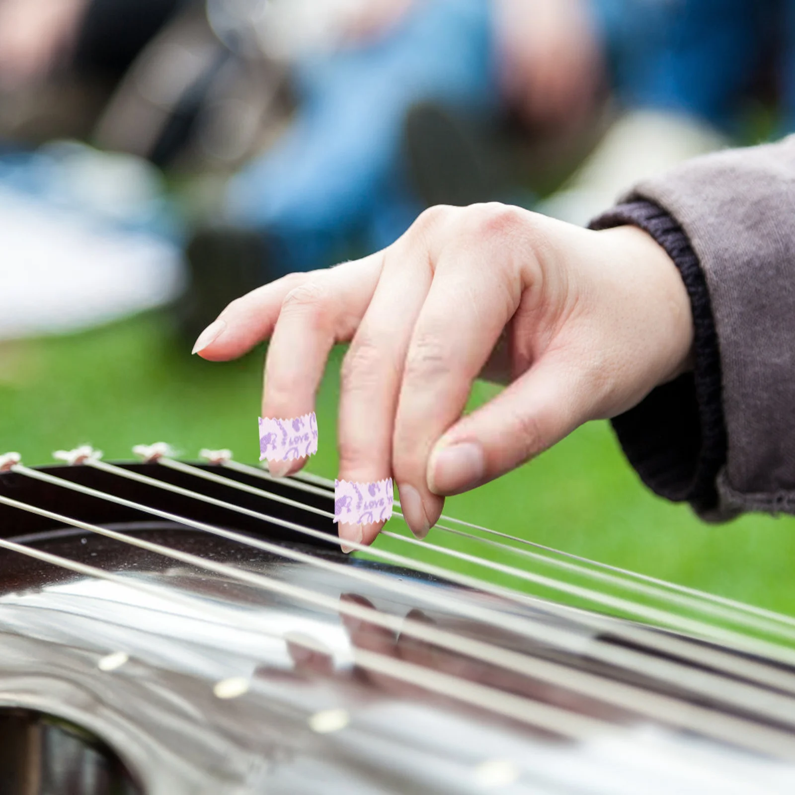 

3Pcs Performance Pipa Finger Adhesive Tapes Breathable Durable Guzheng Supplies Long-Term Use Finger Tapes for Guhzeng