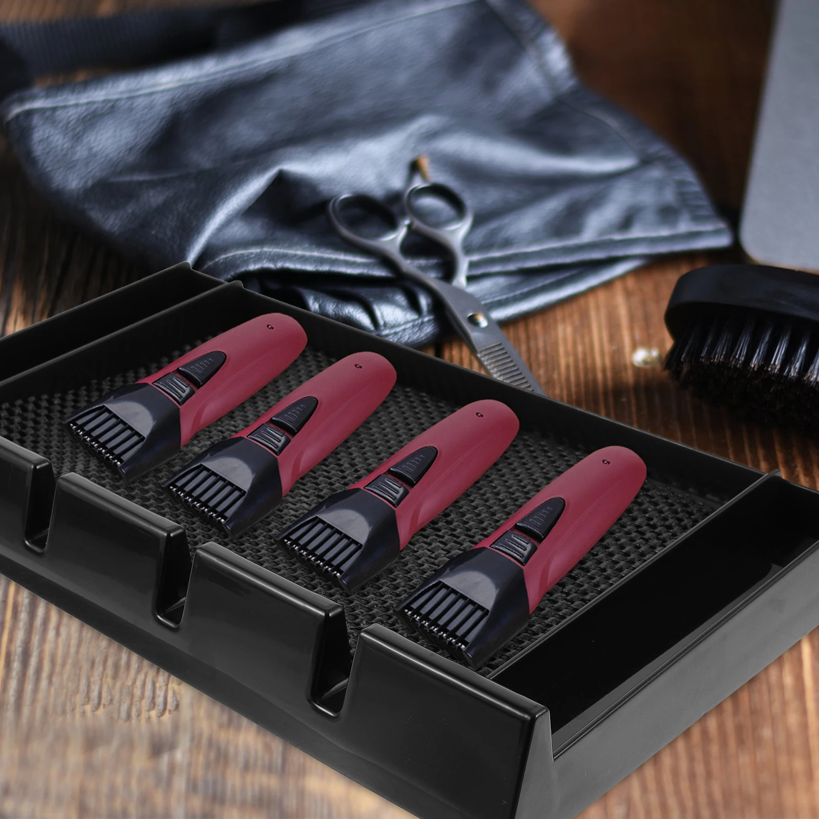 

Clipper Holder for Barbers Premium PP Hairdressing Tool ganizer Rack Rust Resistant Barber Station Salon