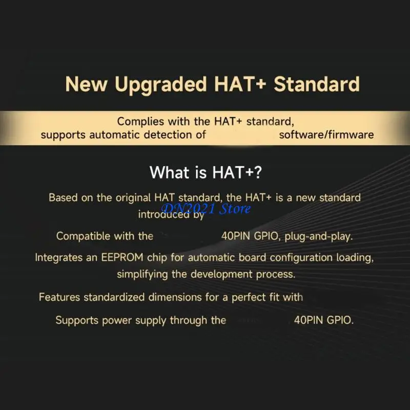 

F3KE PCIE TO M.2 ADAPTER с функцией POE для RPI 5 поддерживает протокол NVME M.2 Твердые состояния Дравят высокоскоростное