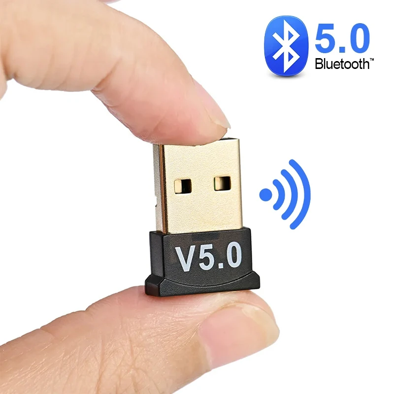 Usb bluetooth 5.0 adaptador sem fio v5.0 receptor dongle transmissor de alta velocidade mini adaptador usb bluetooth para computador portátil
