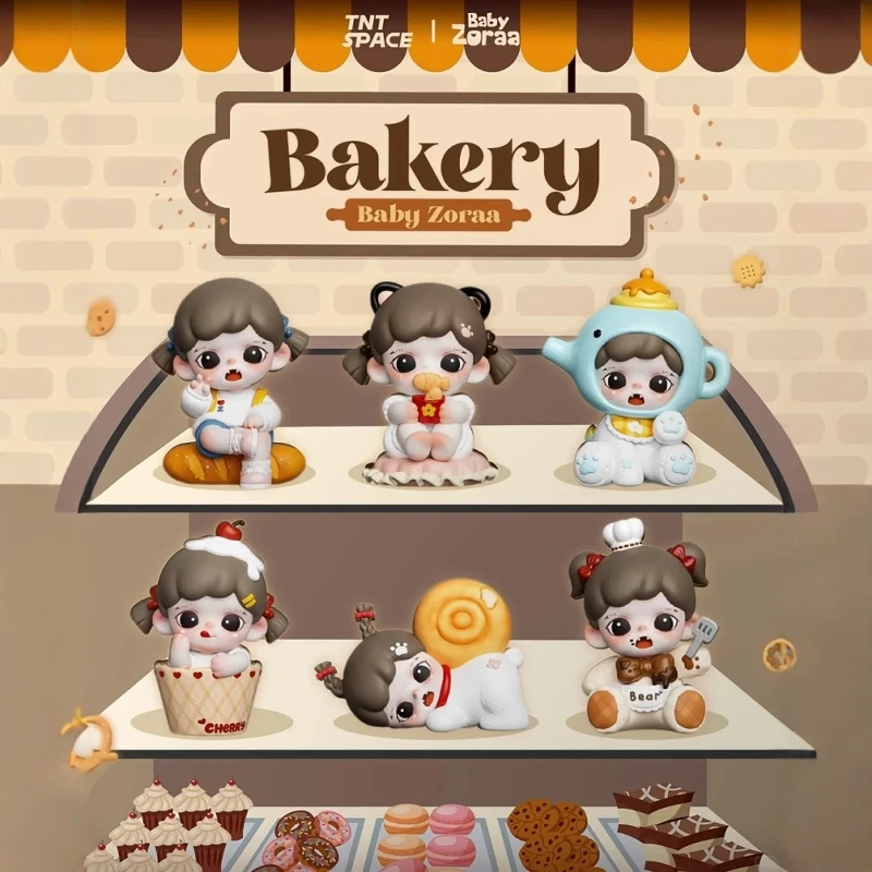 

Baby Zoraa Bakery Mini Series Blind Box Figure Surprise Box Cute Anime Figure Mystery Box Cartoon Room Decor Adult Kids Gifts