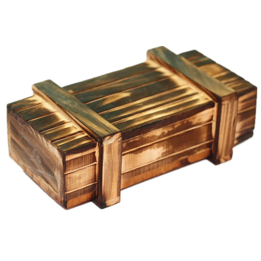 

Creative Kongming Wooden Puzzle Box Small Game Multifunctional Opening Box Puzzle Gift for All