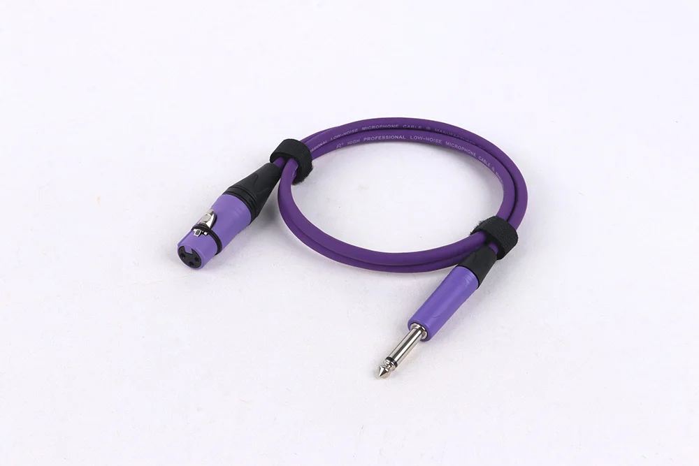 6,35 mm TS-Stecker auf 3-poliger XLR-Stecker/Buchse, Verbindungs-Audio-Verlängerungskabel für MIC Active Speakers, Bühnen-DJ-Studio-Audiokonsole – Detail 19