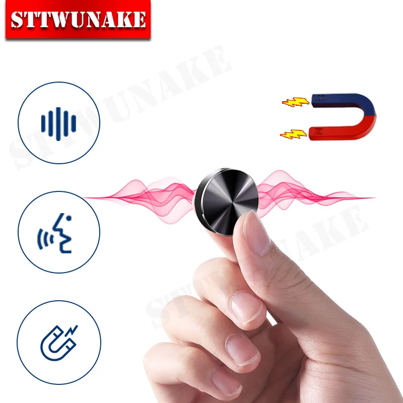 Built-in Magnet Mini Voice Activated Recorder Small Digital Audio Recording Device Sound Dictaphone STTWUNAKE