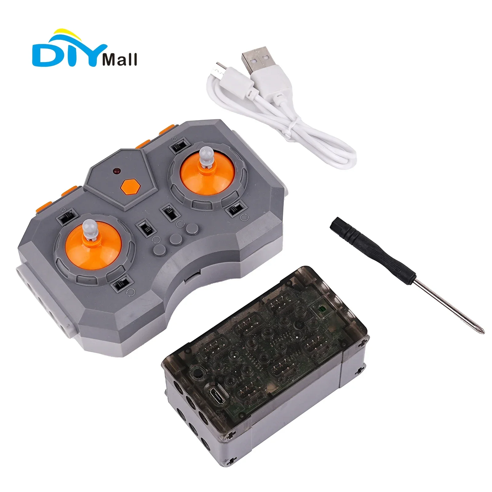 

12 Channel Remote Control Battery Box Kit with Speed Adjustable Powered Module for MOC Building Blocks