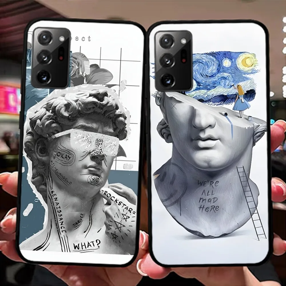 

Funny Art David Phone Case For Samsung Note 8 9 10 20 Pro Plus Lite M 10 11 20 30 21 31 51 A 21 22 42 02 03