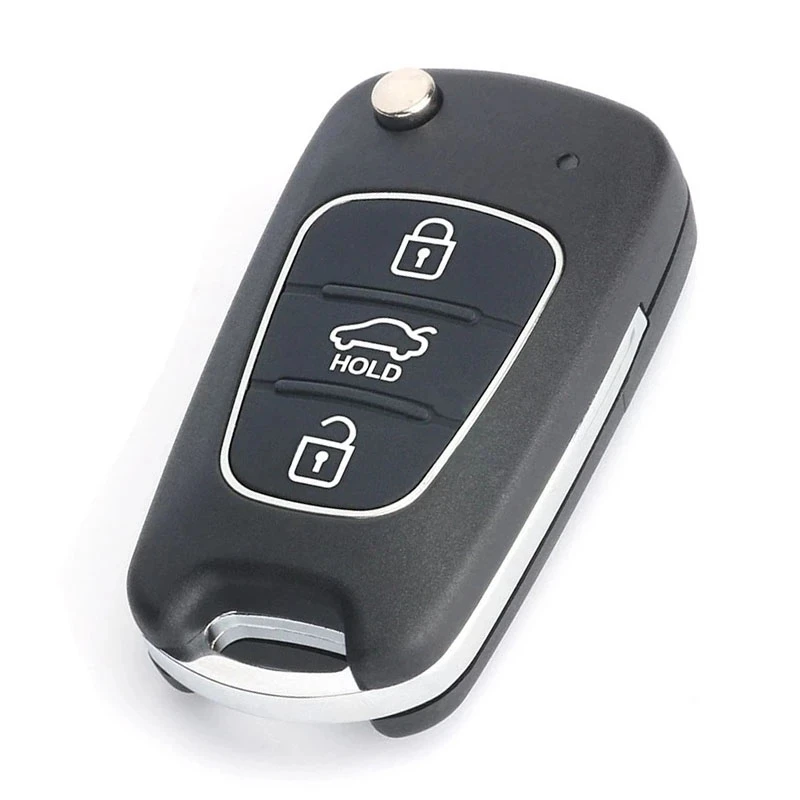 Upgraded Flip Remote Key Fob 3 Buttons 433MHz ID46 Chip for Kia Sorento 2009 2010 2011 2012 P/N: 95430-2P660