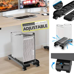 Computer Tower Stand Adjustable PC Stand for Most Desktop Towers Elevate Organize Computer Tower with Desktop Stand PC Holder
