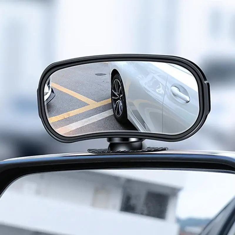 360 Degree Adjustable Wide Angle Side Rear Mirror Blind Spots Convex Mirrors For Car Reverse Parking Auxiliary Rear View Mirror