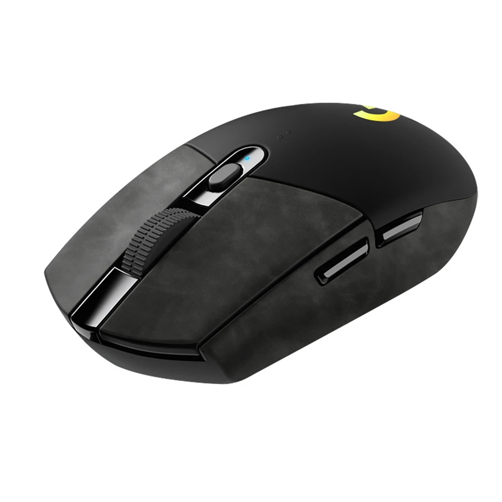 رقيقة جدا مريحة مقاومة للعرق الماوس المضادة للانزلاق شريط لحام ل Logitech G304 مايكرو الألياف الجلدية ماوس الجلد ملصقات