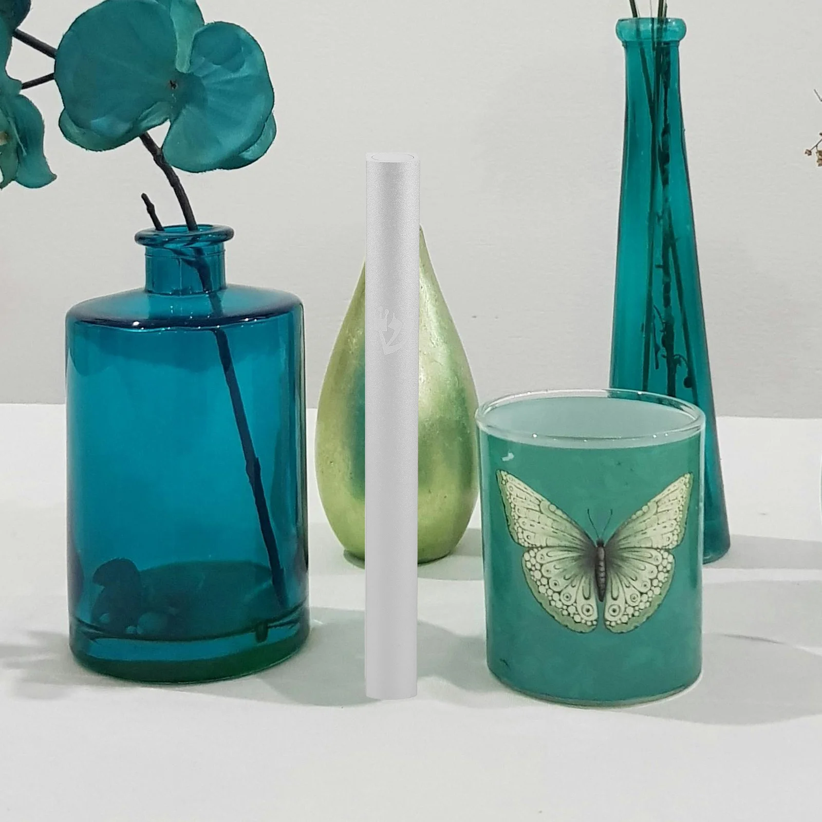 

Decorative Door Columns Modern Style 2 Pieces White for Home Entrance Garden Pillars Exterior Decoration Entrance Enhancement