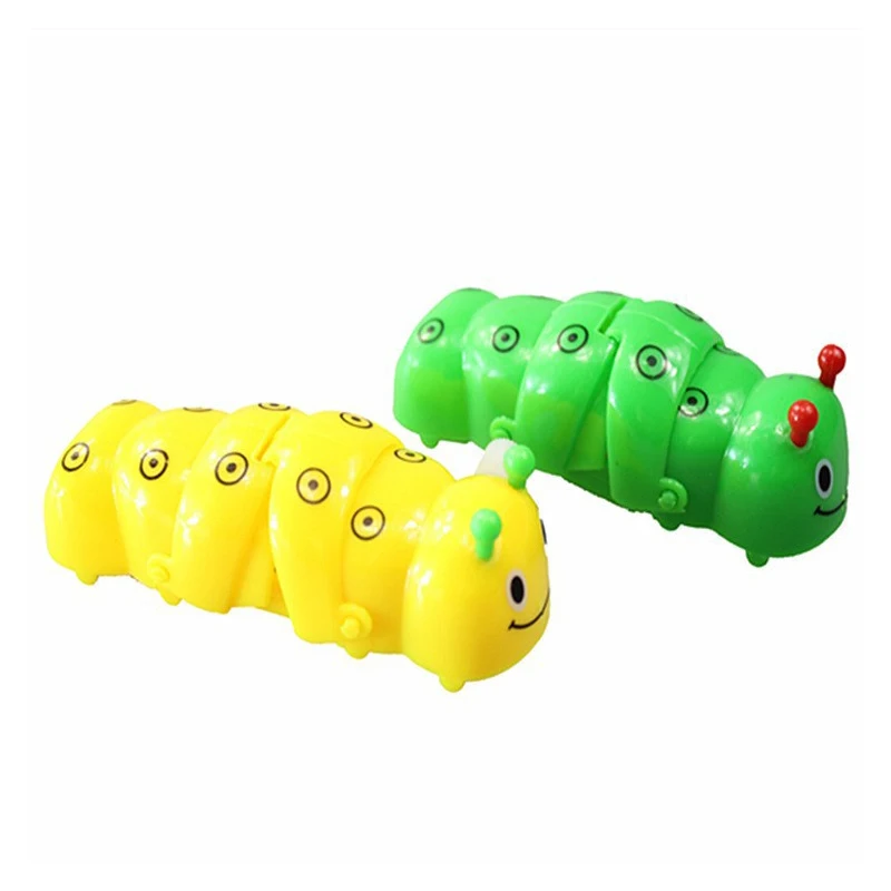 

Заводная гусеница, игрушка для детей, классические пластиковые Мультяшные гусеницы, заводные игрушки для детей, веселые игры для мальчиков и девочек