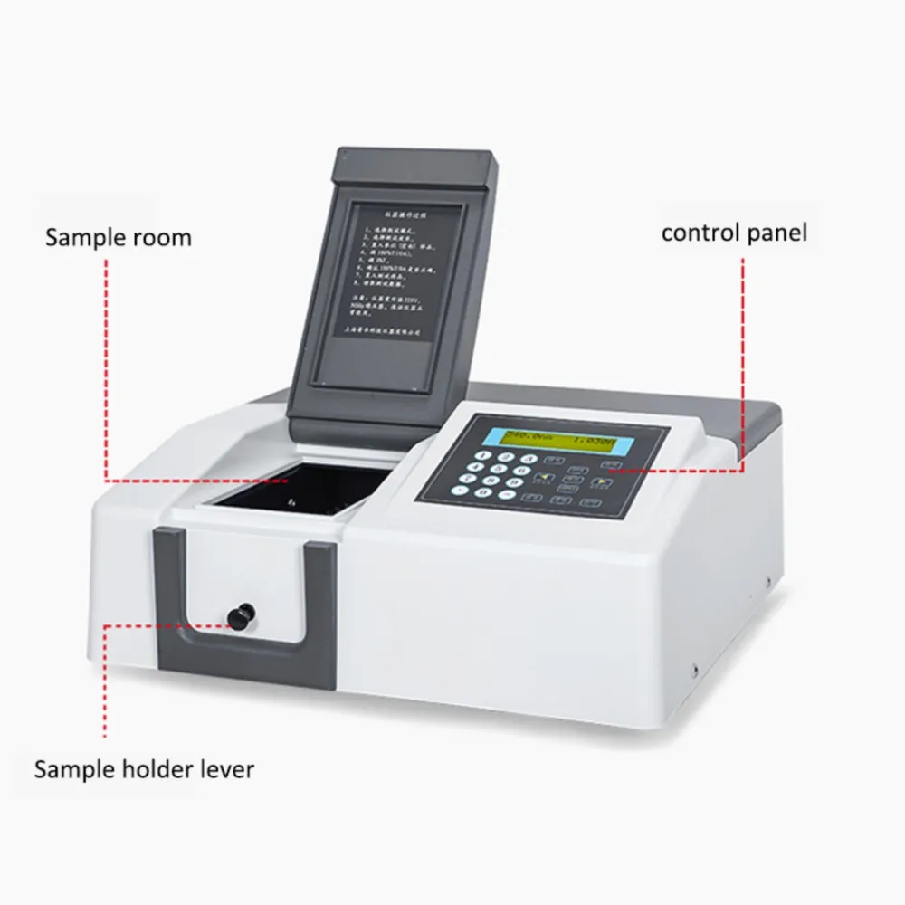 Digital UV-Vis Spectrophotometer 721 722N 722S 7230G 723 Spectrometer